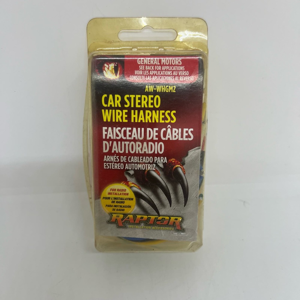 NOS General Motors car stereo wire harness AW-WHGM2